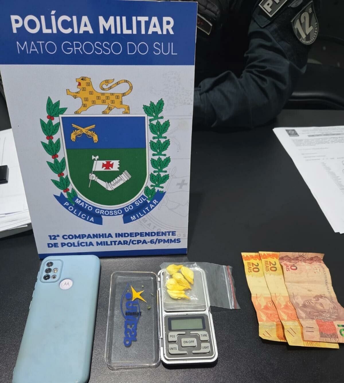 Imagem de compartilhamento para o artigo Adolescente é flagrado vendendo cocaína e é apreendido em São Gabriel do Oeste da MS Todo dia